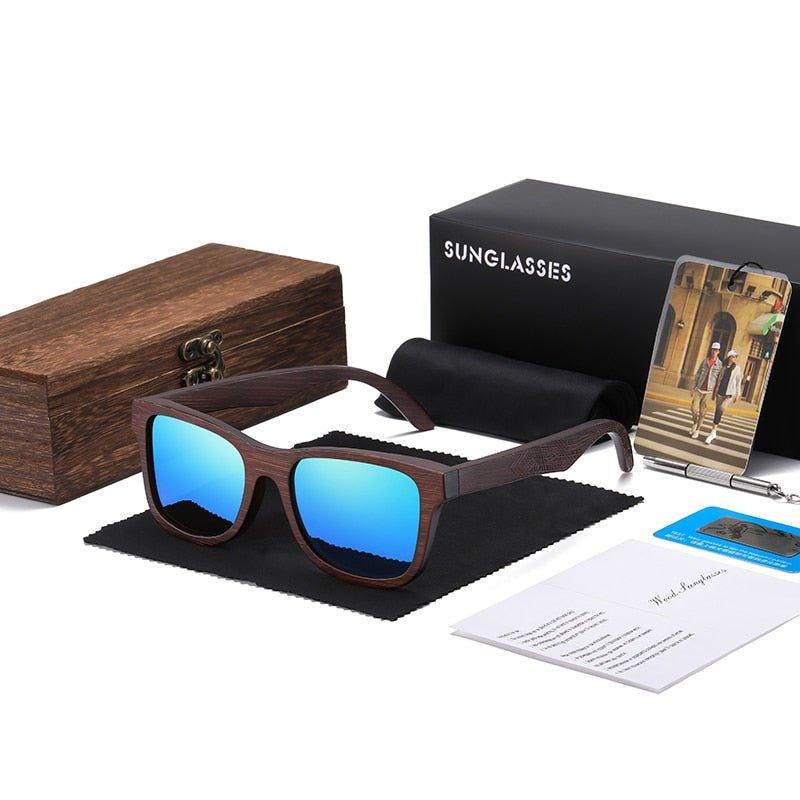 Eco-Friendly Handmade Bamboo Sunglasses with Gift Box